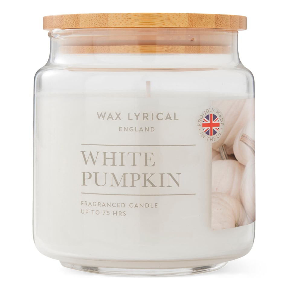 Wax Lyrical England White Pumpkin Candle 335g