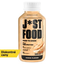 Just Food Bezlaktózový nápoj so sušienkovou príchuťou 500 ml