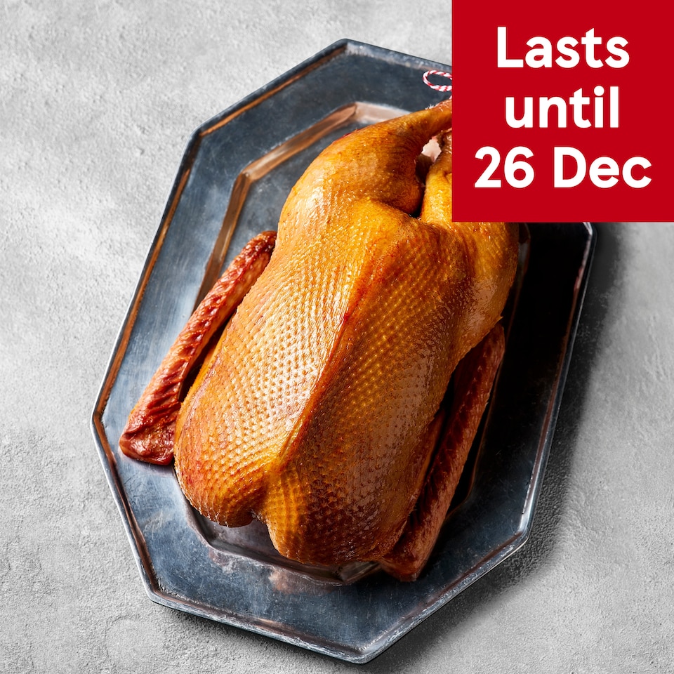 image 1 of 54. Tesco Finest Free Range Medium Goose 4 - 6kg (Serves 8-12)