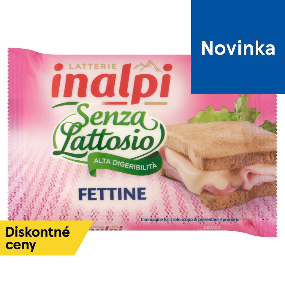 image 1 of Latterie inalpi Fettine Lactose Free Cheese Slices 150 g