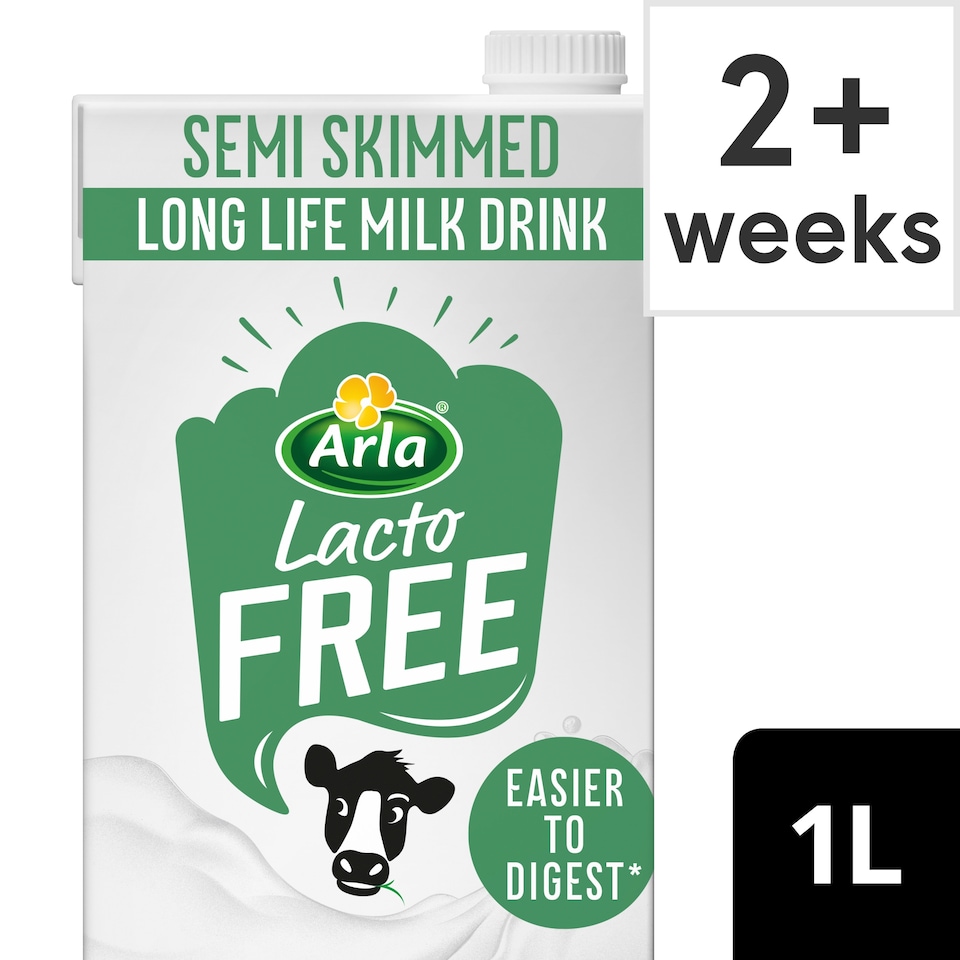 Arla Lactofree Semi Skimmed Long Life Milk Drink 1L