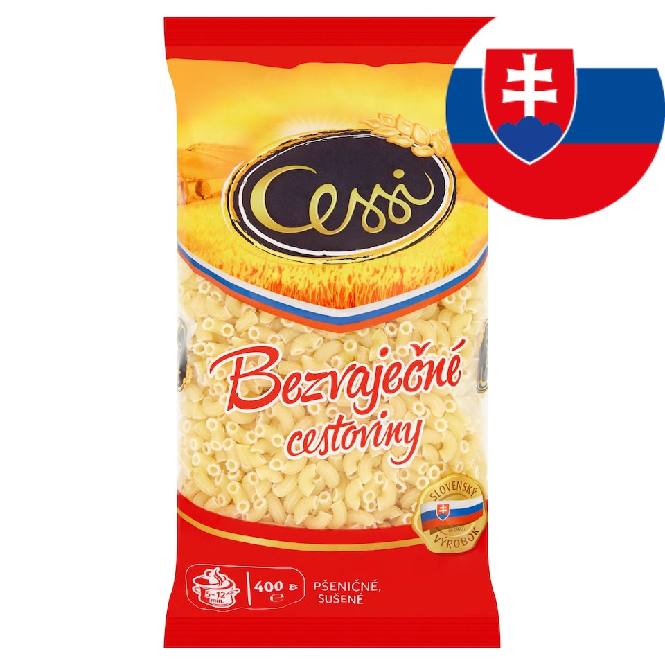Cessi Egg Free Pasta Wheat, Dried Elbows Small 400 g