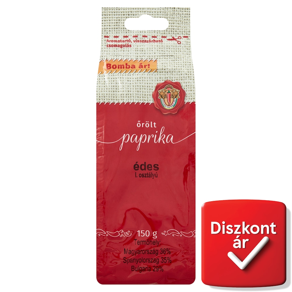 Őrölt paprika I. osztályú édes 150 g