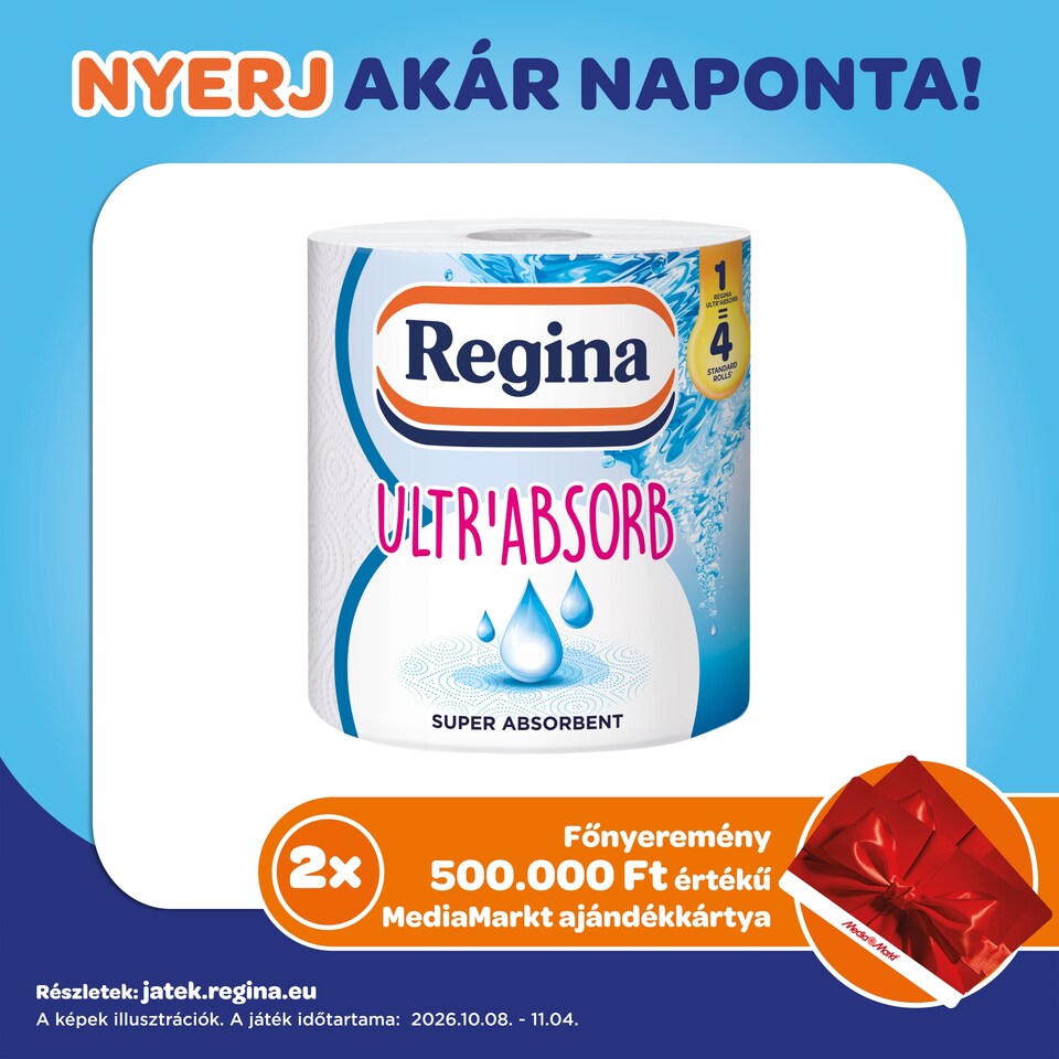 Regina Ultr'Absorb Kitchen Towels 3 Ply 1 Roll