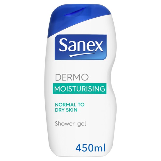 Sanex Dermo Moisturising Shower Gel 450Ml Tesco Groceries