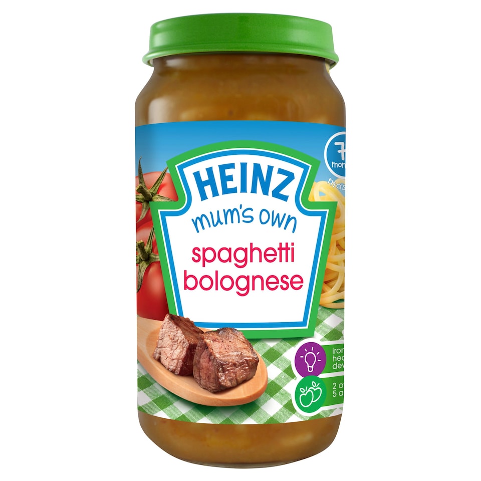 Heinz Spaghetti Bolognese Baby Food Jar 200g