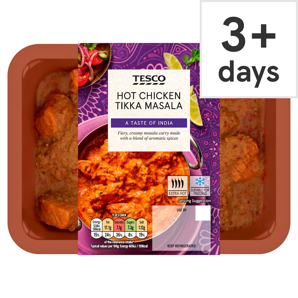 Tesco Hot Chicken Tikka Masala 400g