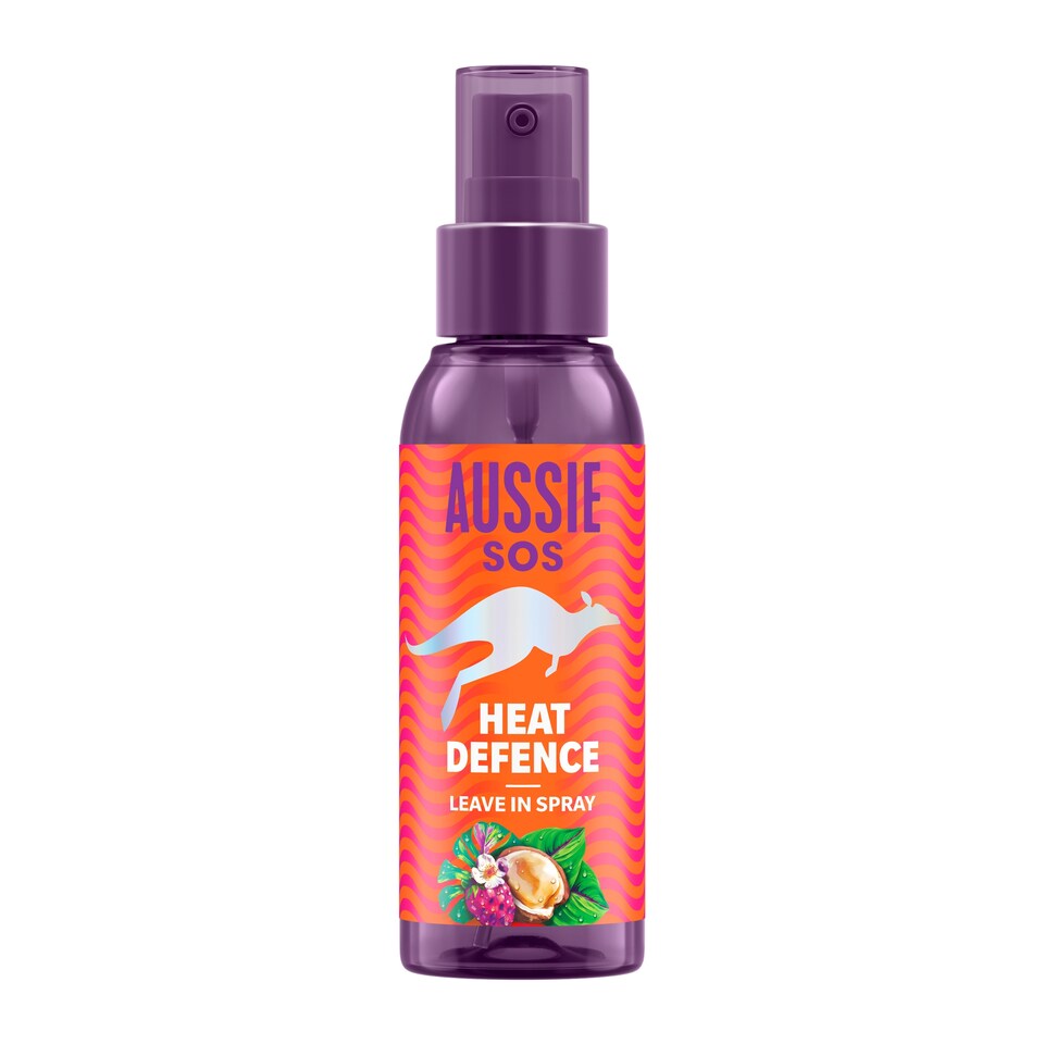 image 1 of Aussie SOS Heat Defence Leave In Spray 100ml for Heat Protection & 100 Hours of Hydration