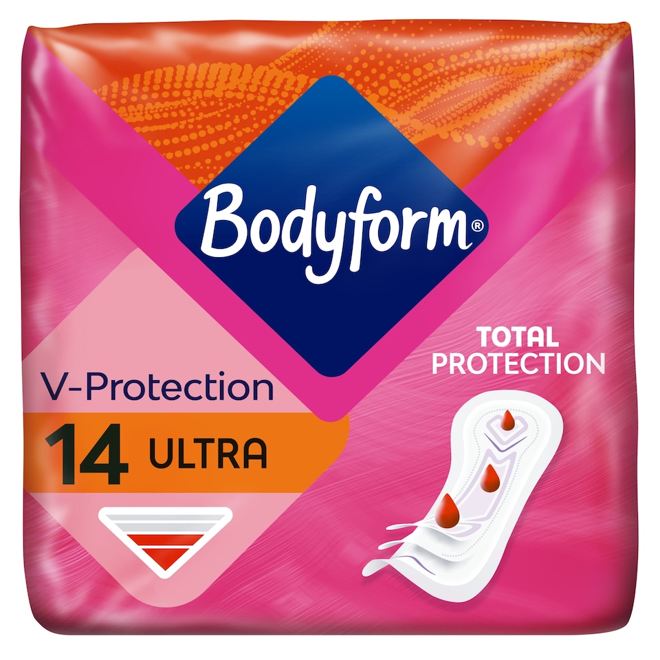 image 1 of Bodyform Ultra Normal Sanitary Towels 14 pack