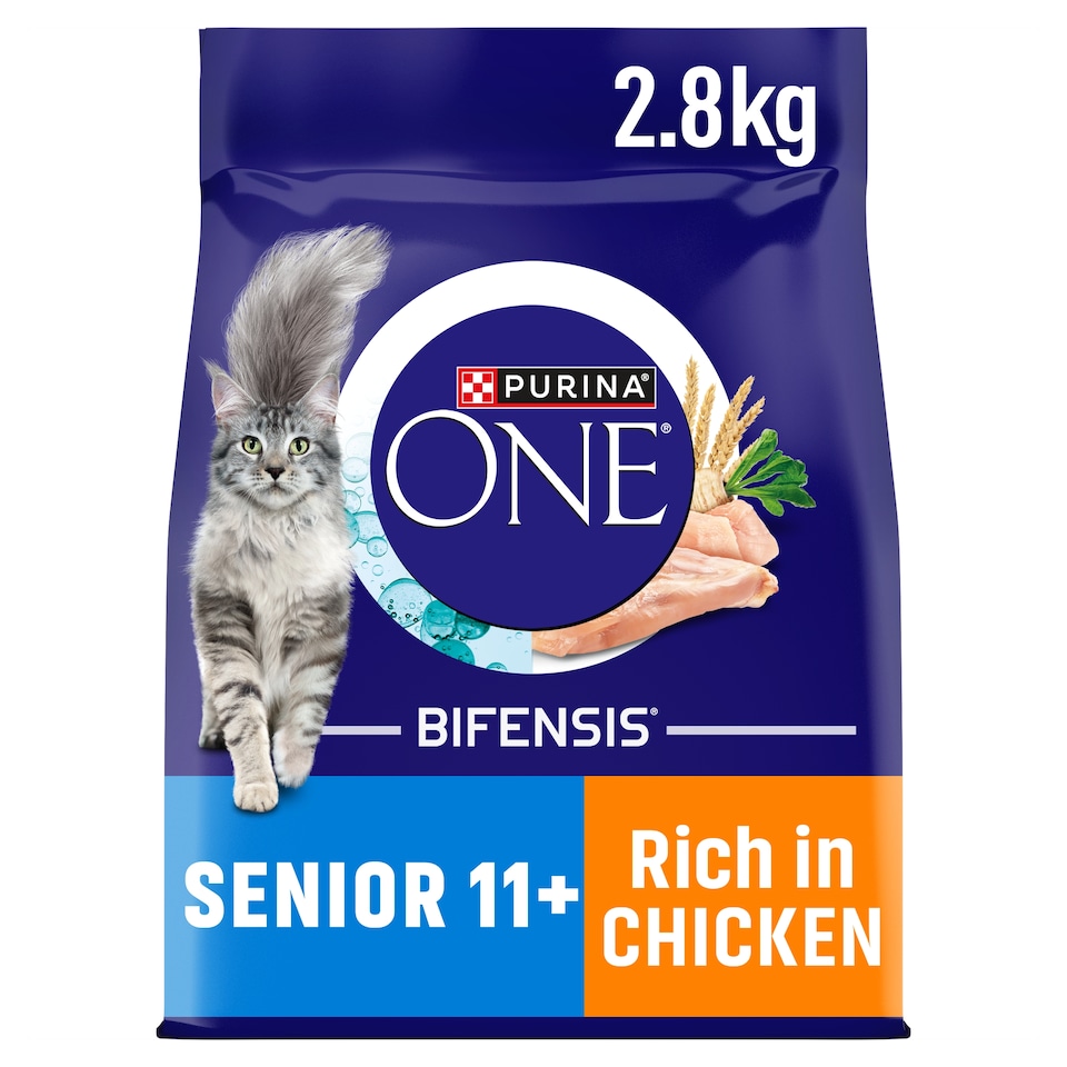 Purina One 11+ Dry Cat Food Chicken 2.8Kg