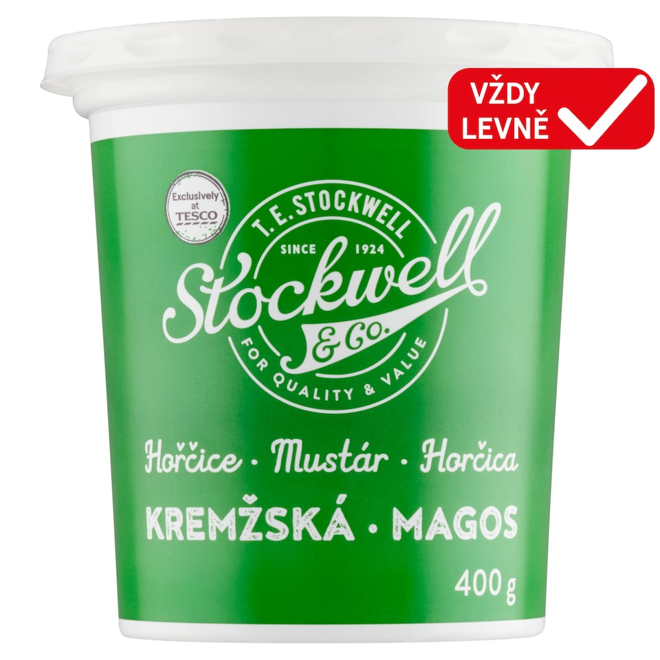 Stockwell & Co. Hořčice kremžská 400g