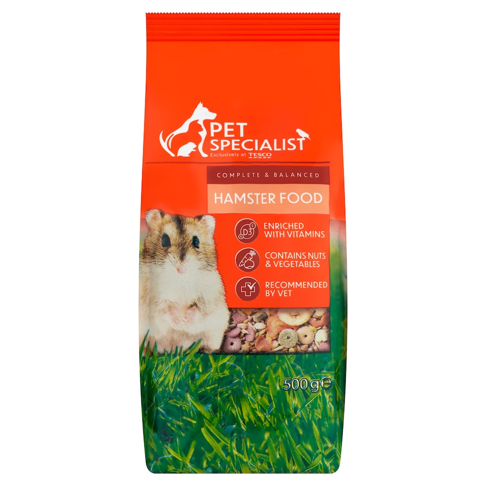 Pet Specialist Kompletné krmivo pre škrečkov 500 g