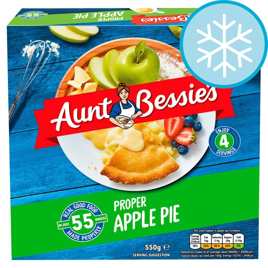 Aunt Bessie's Bramley Apple Pie 550G