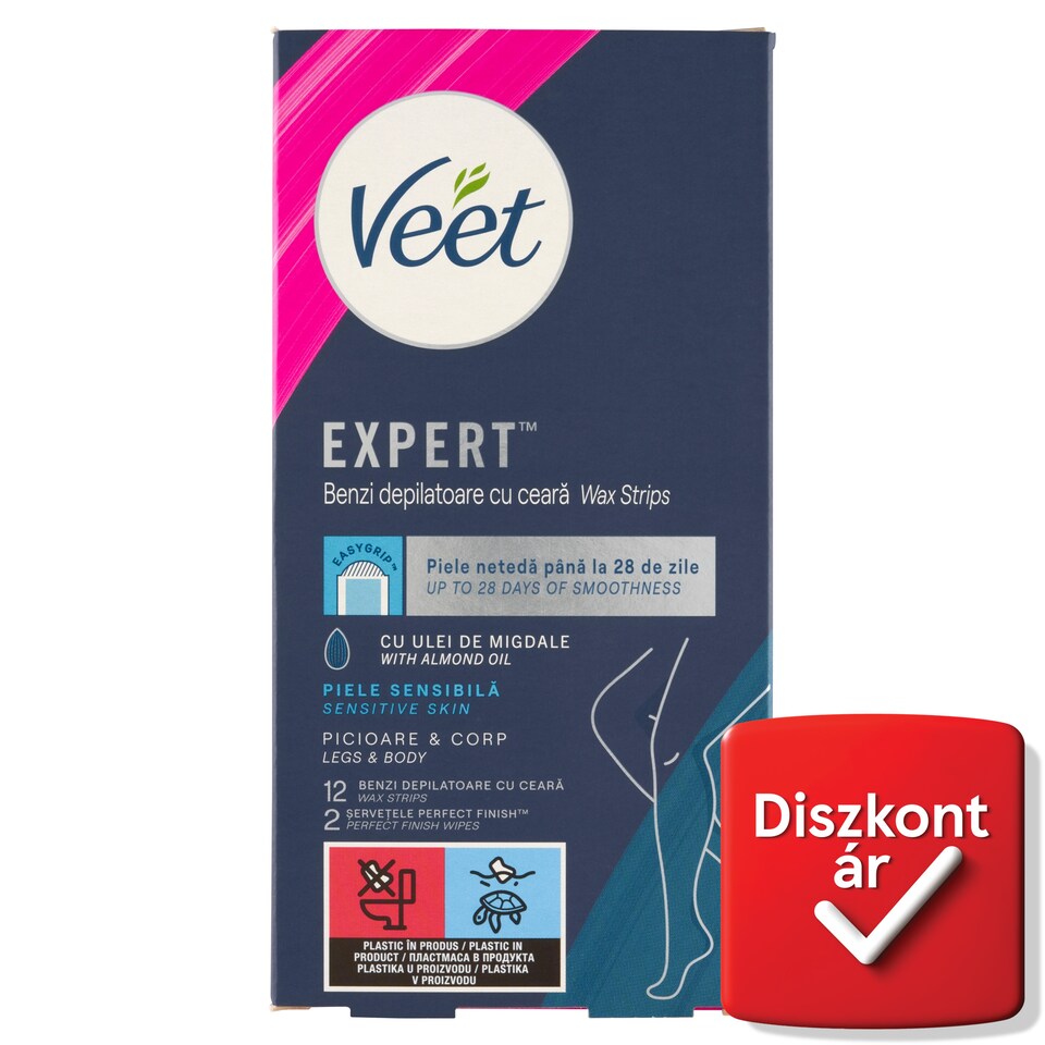 image 1 of Veet Expert Wax Strips 12 pcs