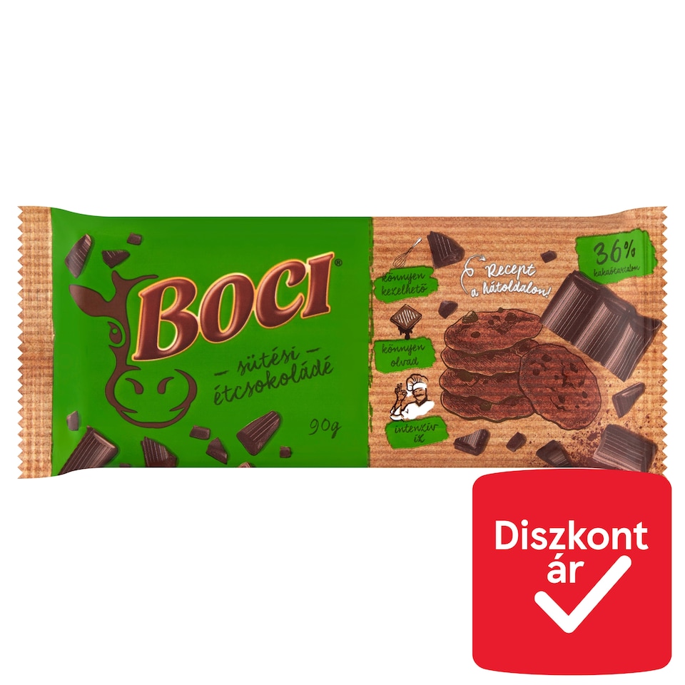Boci sütési étcsokoládé 90 g
