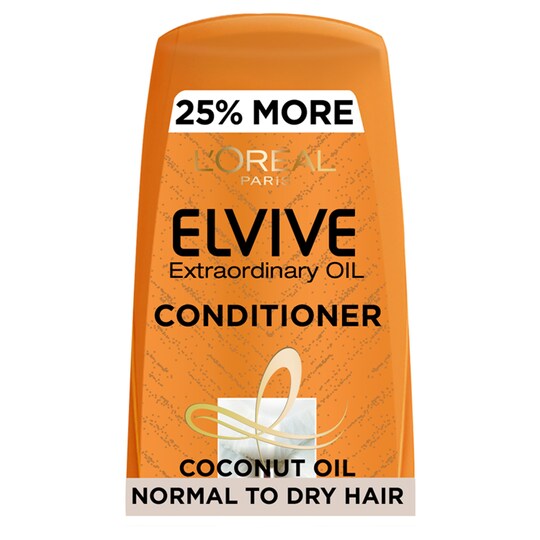 L'oreal Elvive Extraordinary Coconut Oil Conditioner 500Ml Tesco