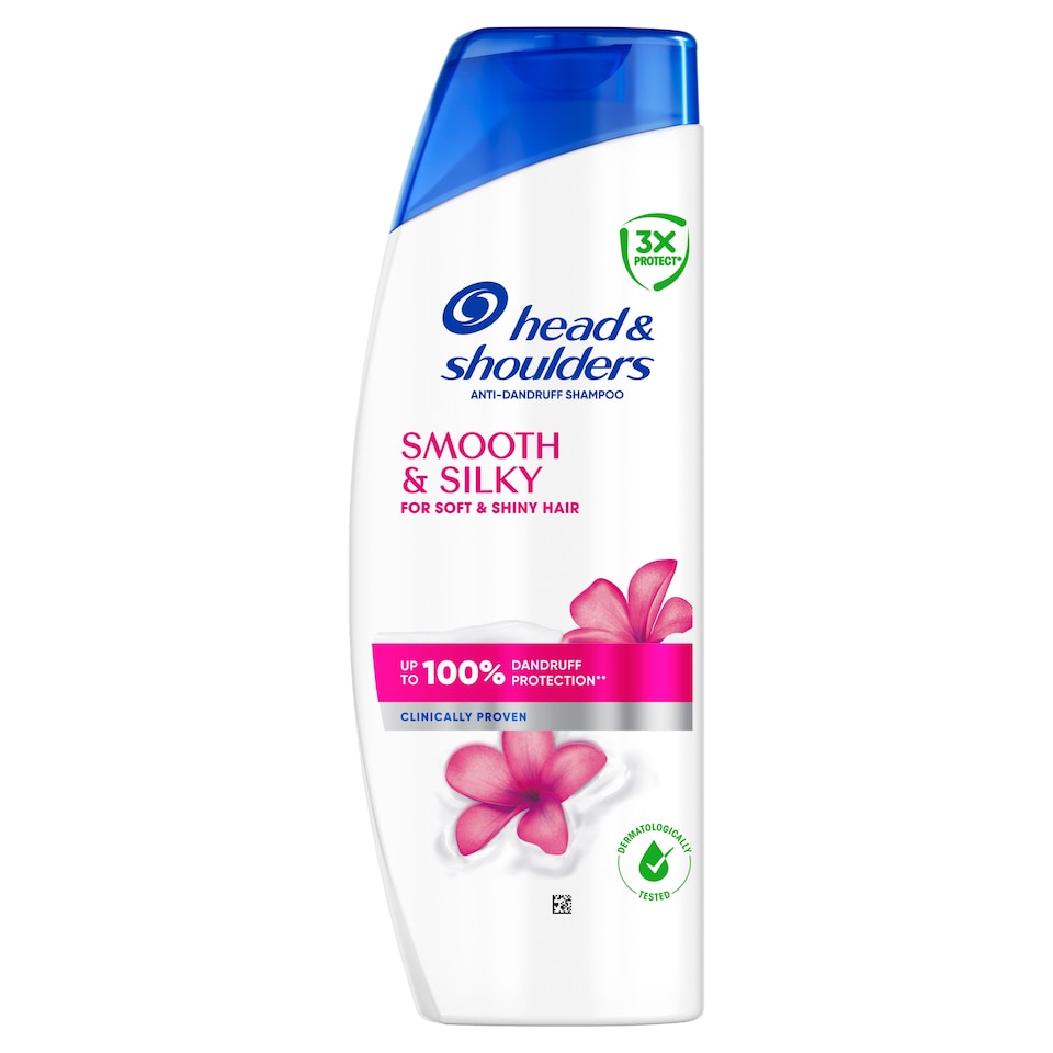 image 1 of Head & Shoulders Smooth & Silky Anti Dandruff Shampoo 400Ml