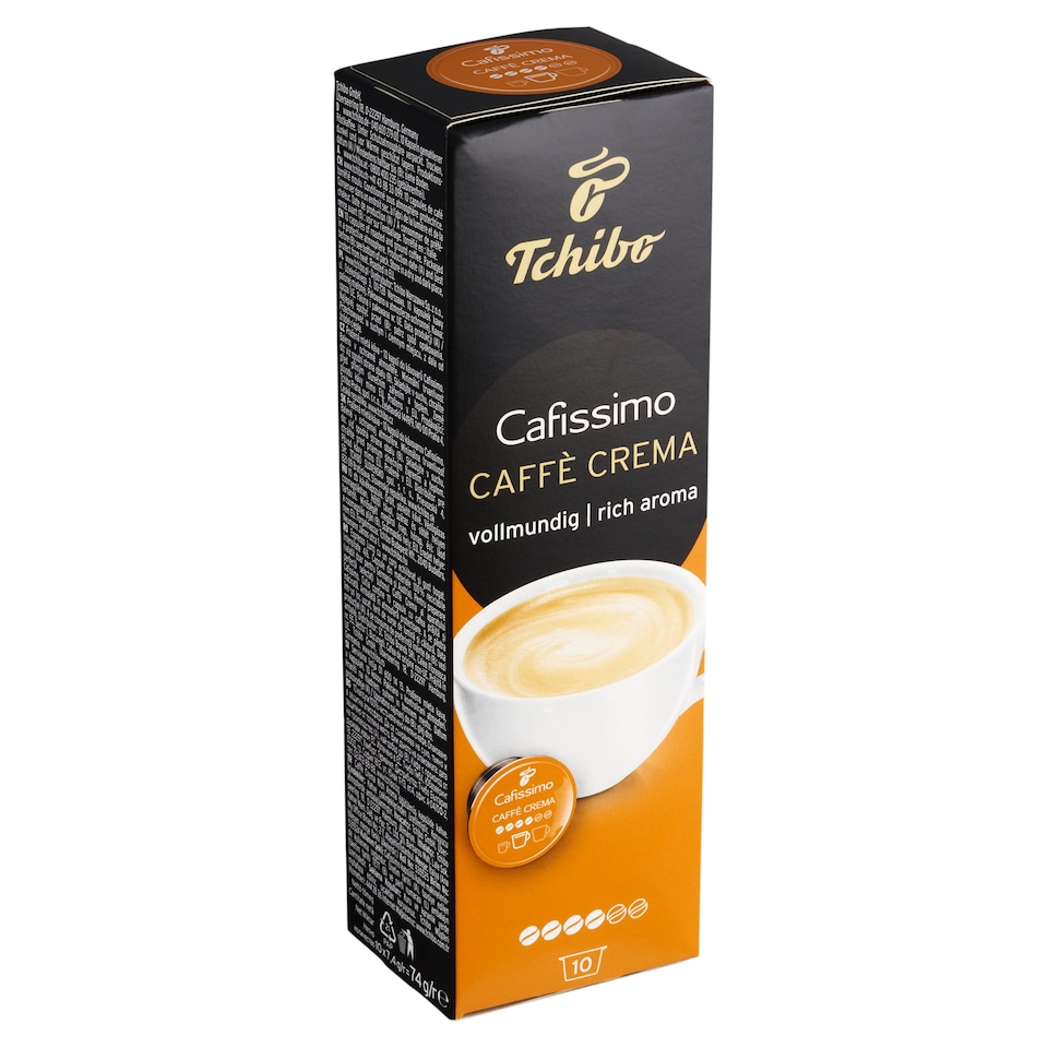 image 1 of Tchibo Cafissimo Caffè Crema Roasted Ground Coffee Capsules 10 x 7.4 g (74 g)