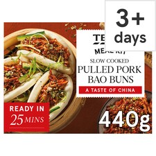Tesco Meal Kit Slow Cooked Pulled Pork Bao Buns 440g