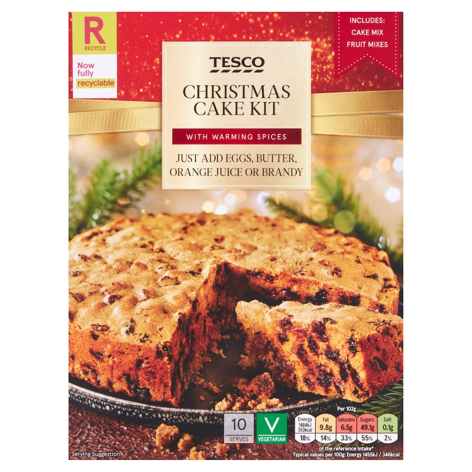 Tesco Christmas Cake Mix 750G