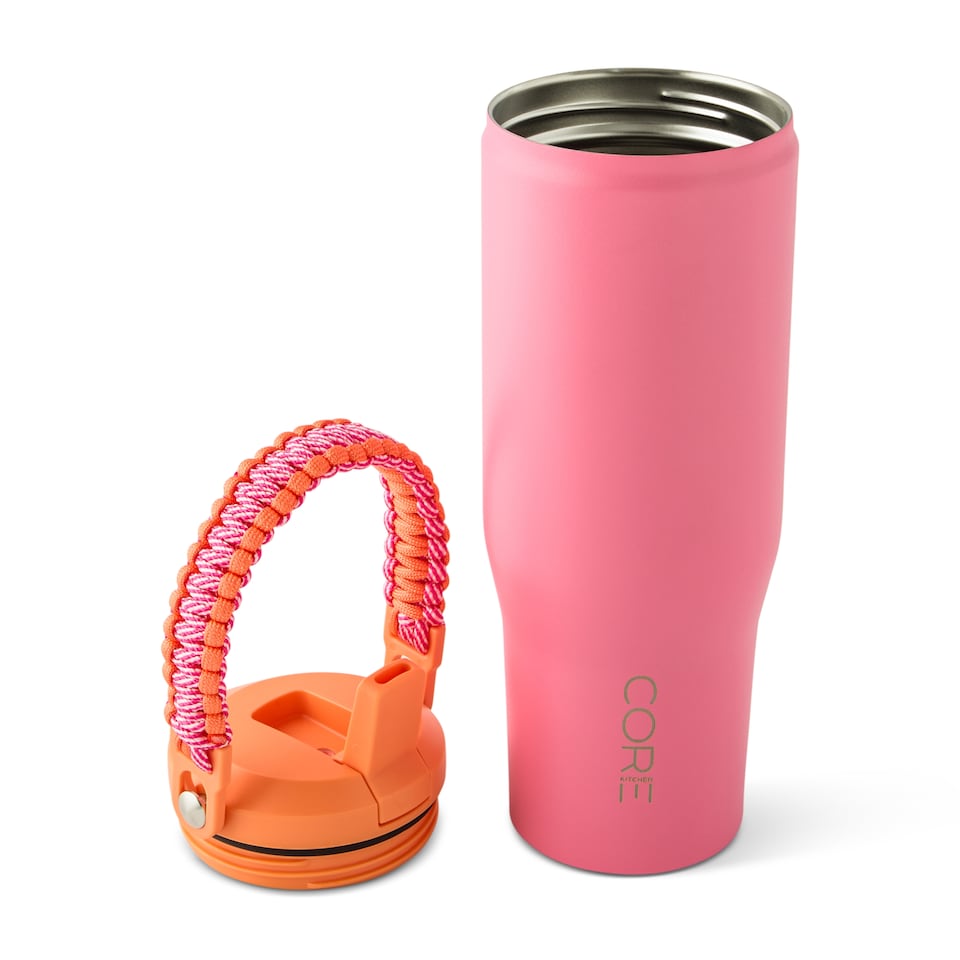 image 1 of Core Kitchen Vault Metal Pink Water Bottle 887ml