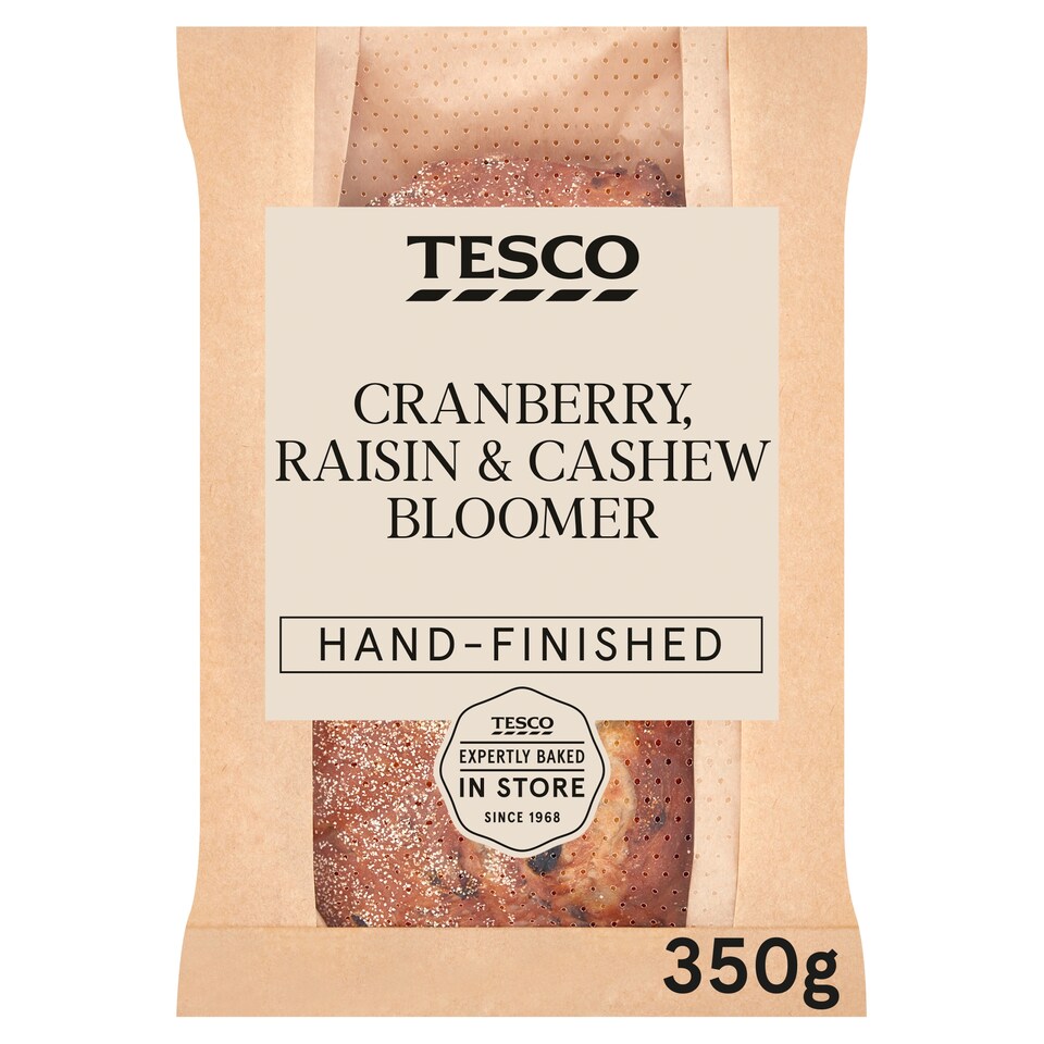 Tesco Cranberry, Cashew & Raisin Bloomer - Tesco Groceries