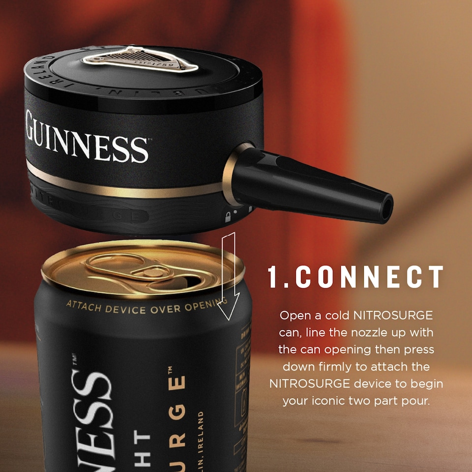 image 1 of Guinness Draught Nitrosurge 10 X 558Ml