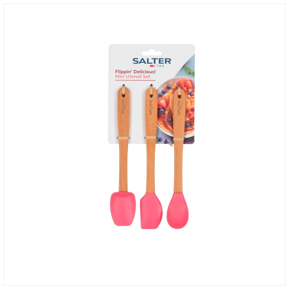 image 1 of Salter Pancake Day Mini Utensil Set