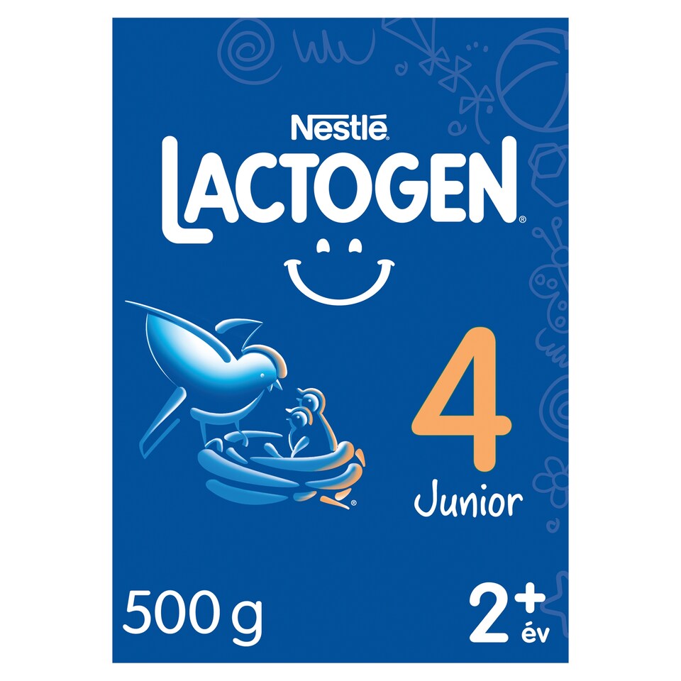 Lactogen 4 Junior Tejalapú italpor vitaminokkal és ásványi anyagokkal 2 év+ 500 g 1. kép