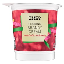 Tesco Pouring Brandy Cream 250ml