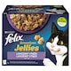 obrázok 1 z Felix Sensations Jellies kapsičky pre mačky jahňacie, makrela, sleď, morka v želé 12 x 85 g