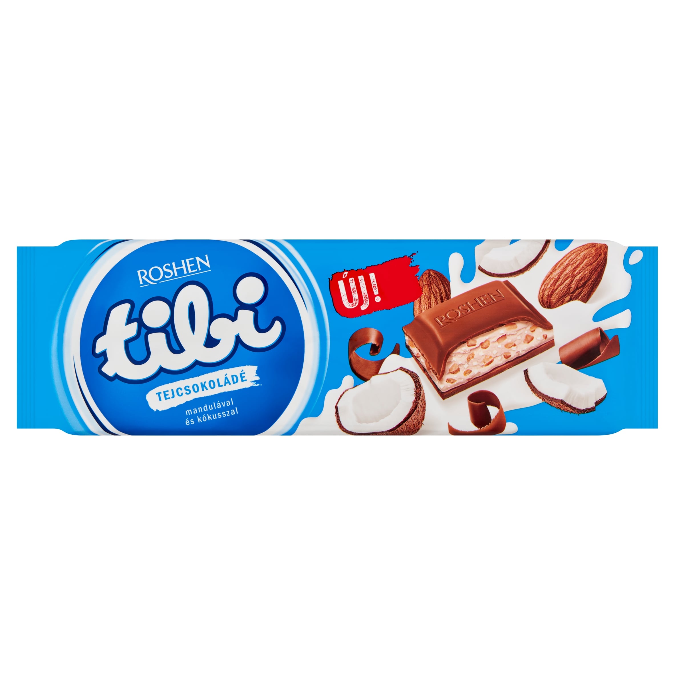 Tibi Milk Chocolate with Almonds, Coconut Cream Filling and Crisped ...