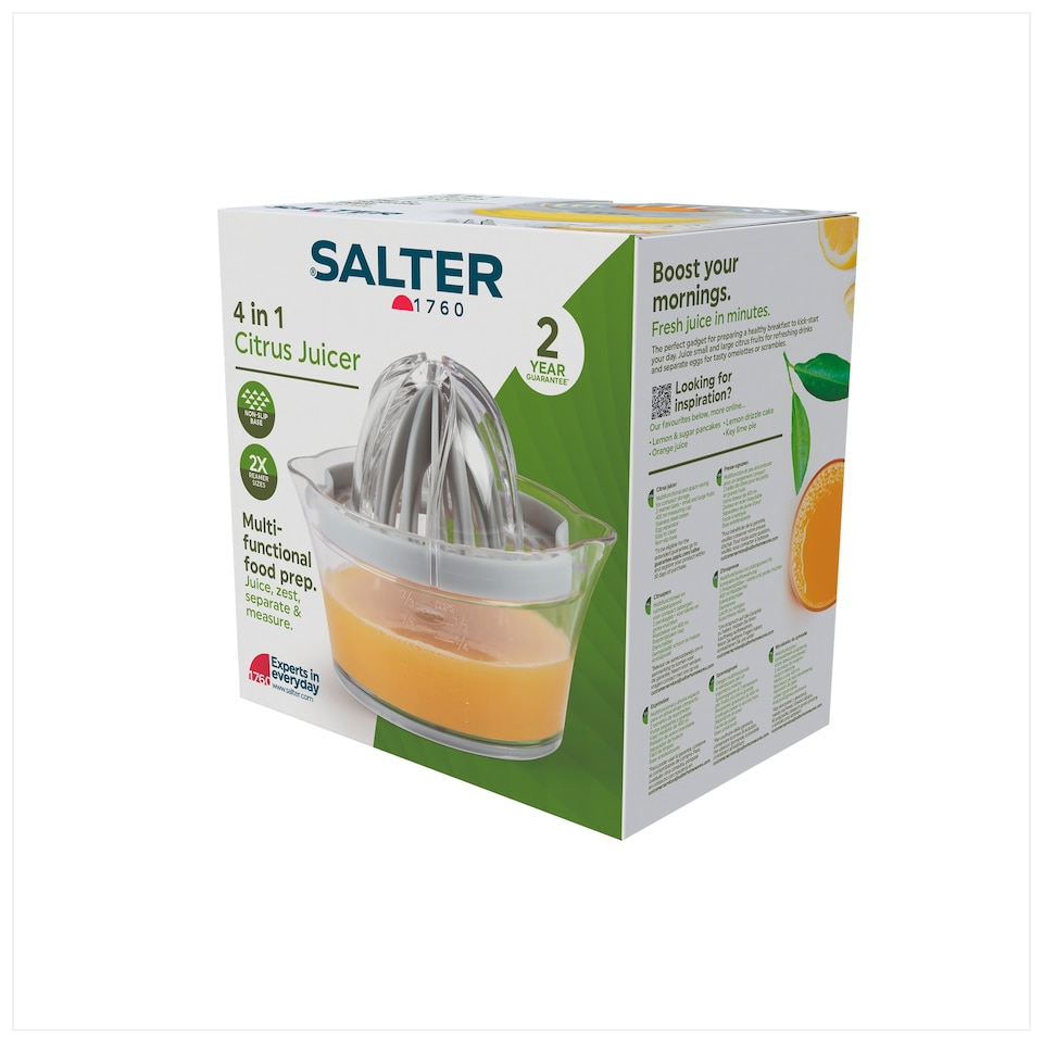 Salter Origins 4 in 1 Citrus Juicer