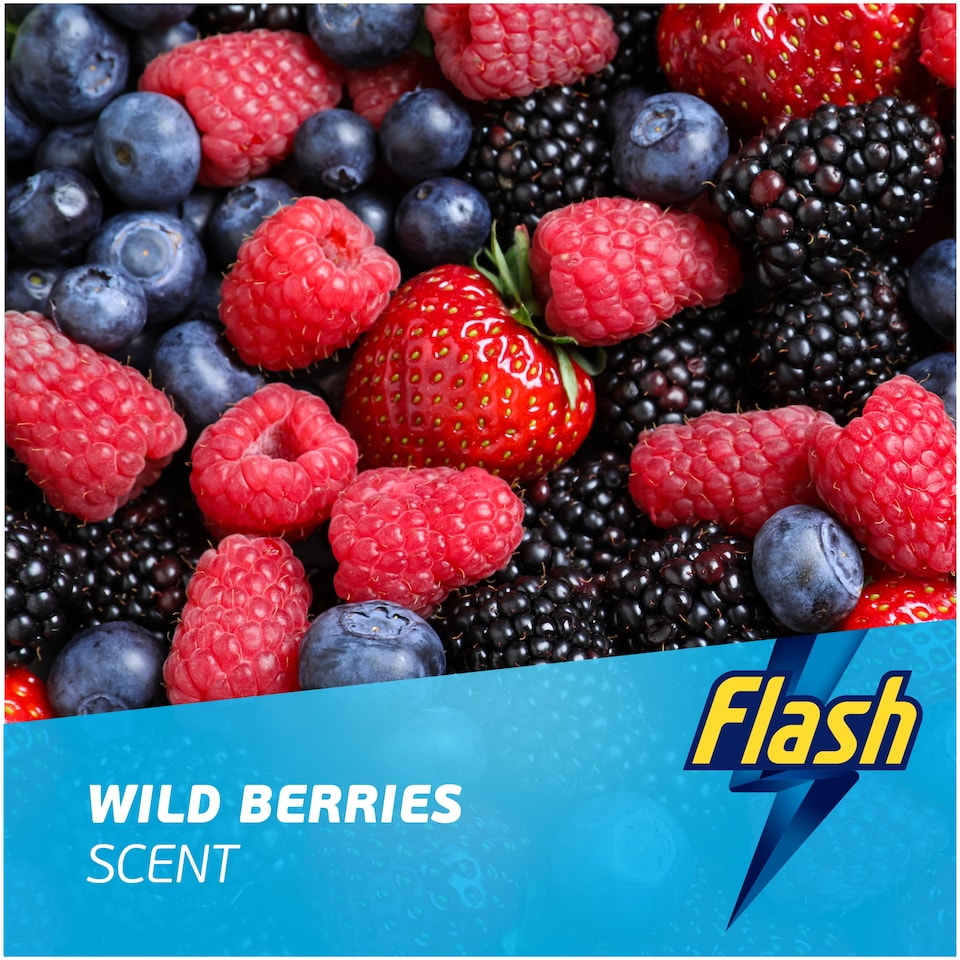 image 1 of Flash Spray Wipe Done Multi-Purpose Wild Berries 800ml