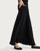 image 1 of F&F A-Line Full Midi Skirt in Black