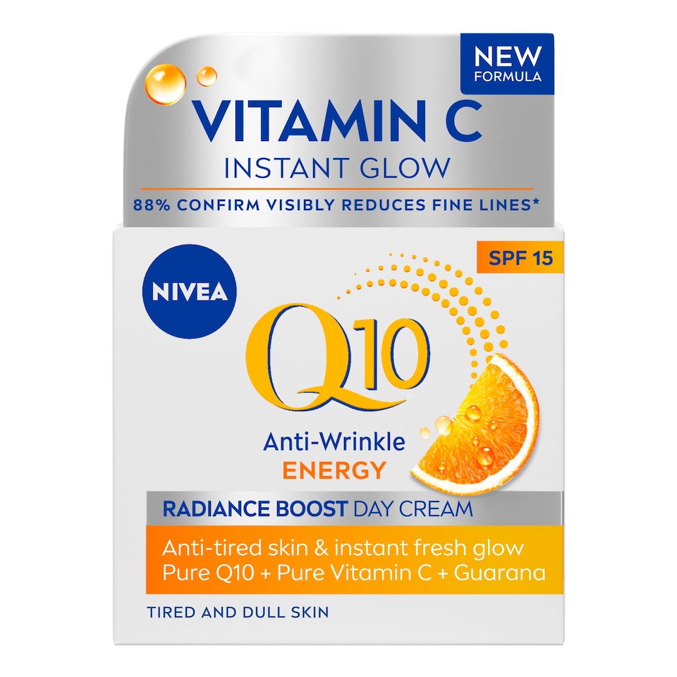 image 1 of NIVEA Q10 Energy Day Cream Moisturiser SPF15 50ml