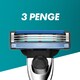 Gillette Mach3 Turbo Borotvabetétek Férfi Borotvához, 5 db Borotvabetét  2. kép