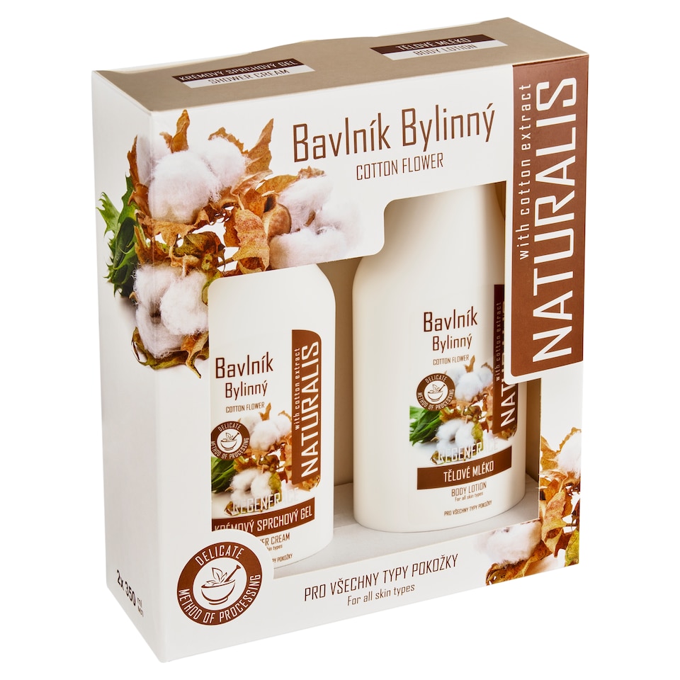 Obrázek 1 pro produkt Naturalis Bavlník bylinný dárková sada 2 x 350ml