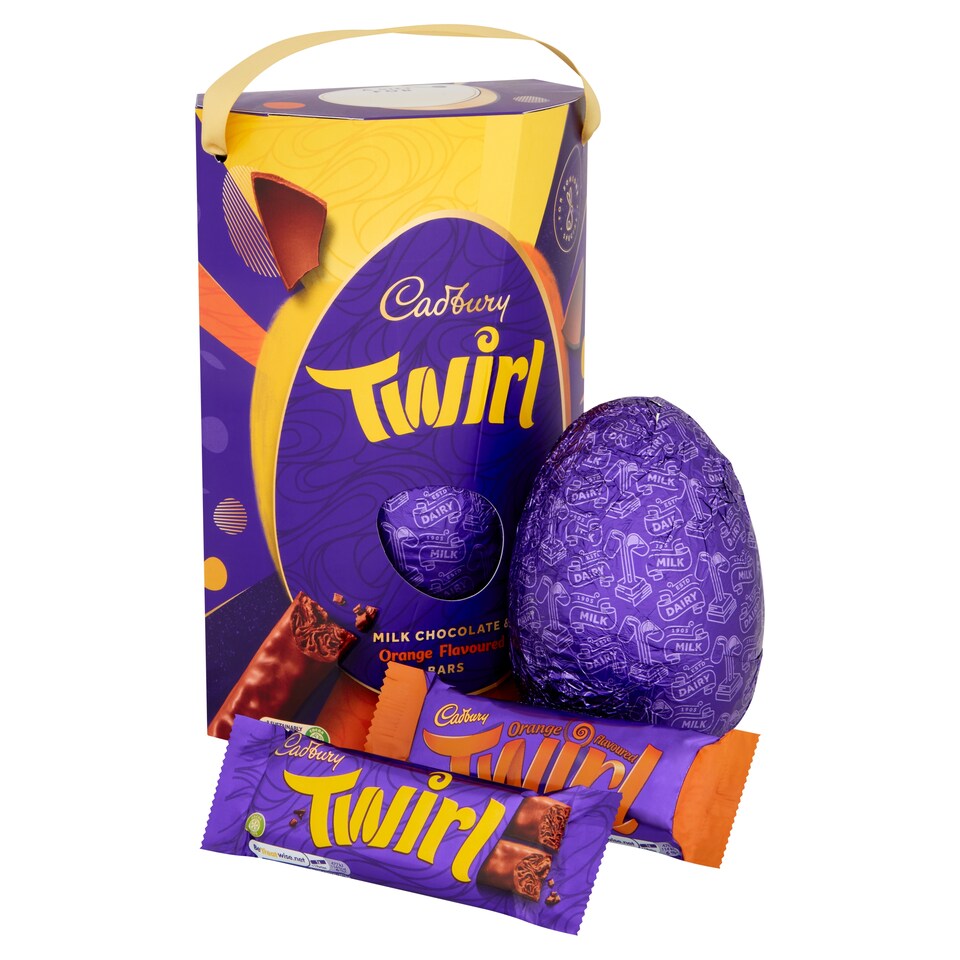 image 1 of Cadbury Twirl Chocolate Easter Egg 241g