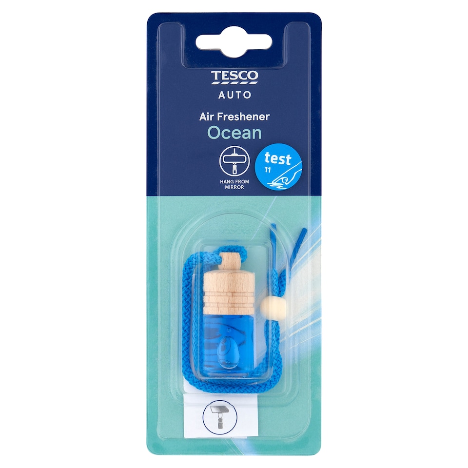 Tesco Auto Hanging Wooden Óceán légfrissítő 5 ml