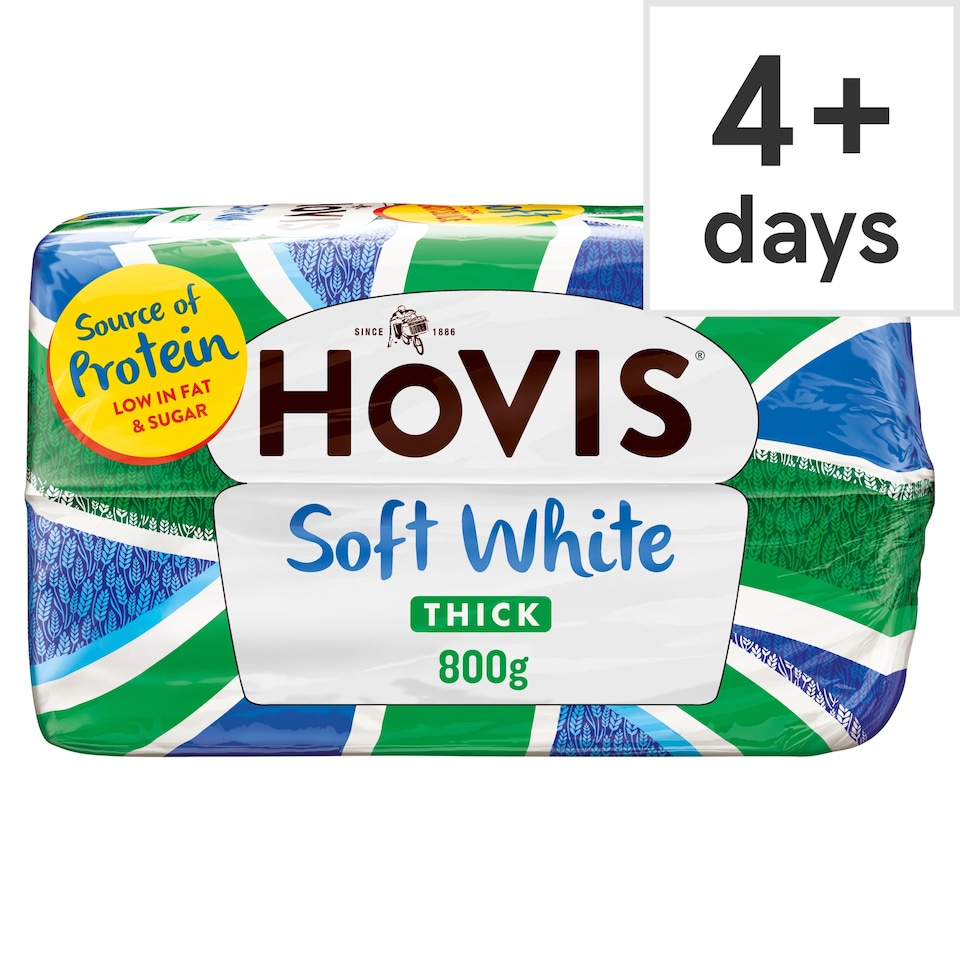 Hovis Soft White Thick Sliced Bread 800g