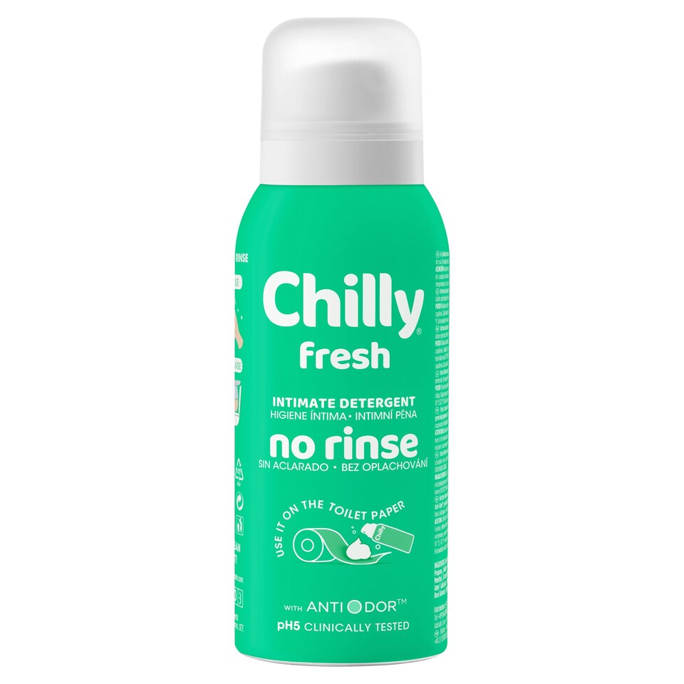 Chilly Fresh intímna umývacia pena bez oplachu 100 ml