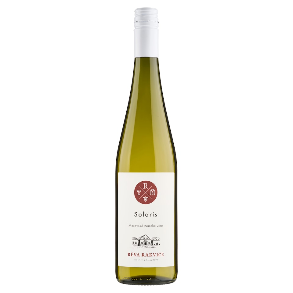 Réva Rakvice Solaris moravské zemské víno polosuché 750ml