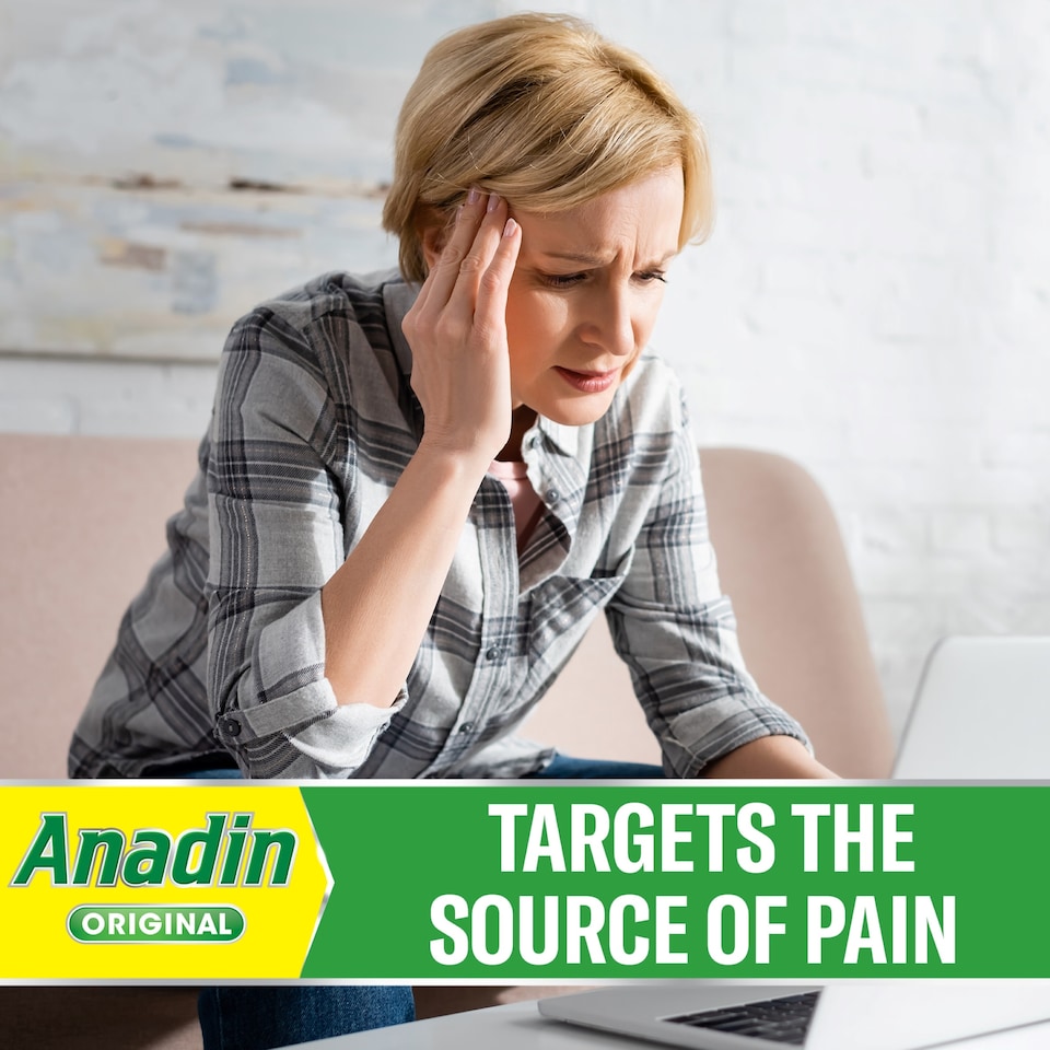 image 1 of Anadin Original Pain Relief Tablets - Aspirin, Caffeine 16s