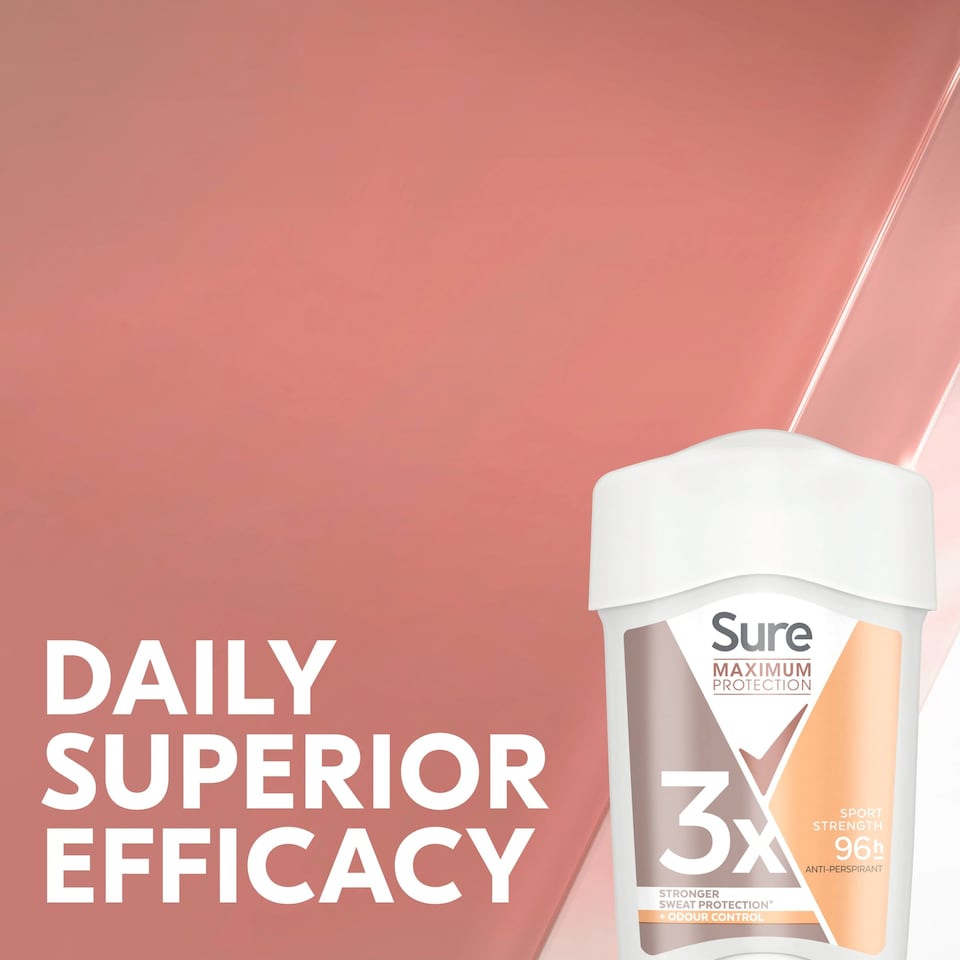image 1 of Sure Women Sport Strength 96h Maximum Protection Antiperspirant Deodorant Cream 45ml