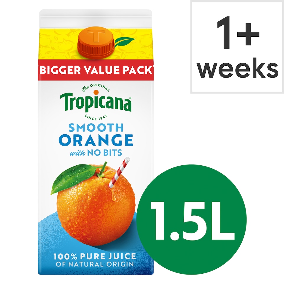 Tropicana Smooth Orange Juice 1.5L