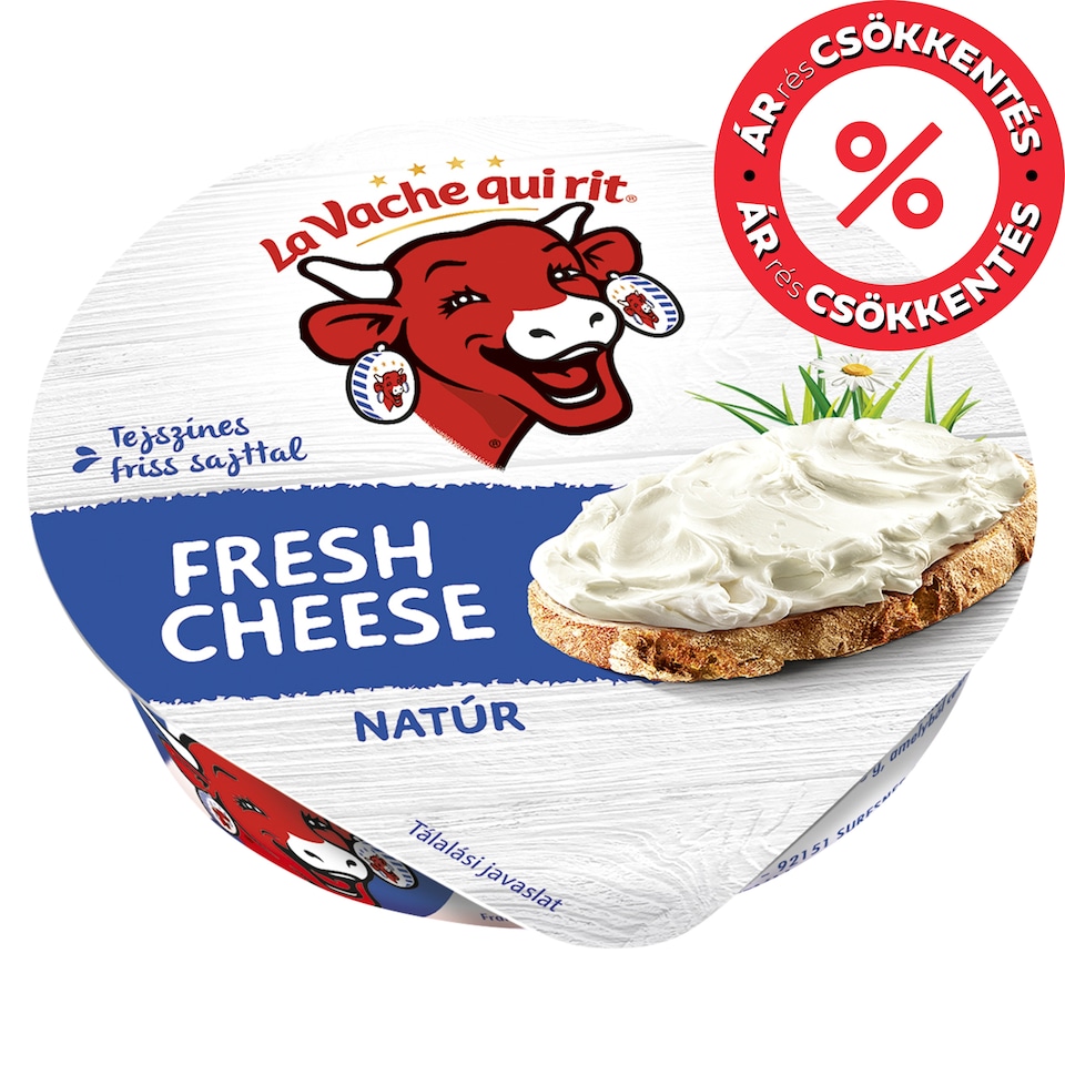 La Vache Qui Rit natúr szendvicskrém tejszínes friss sajttal 80 g
