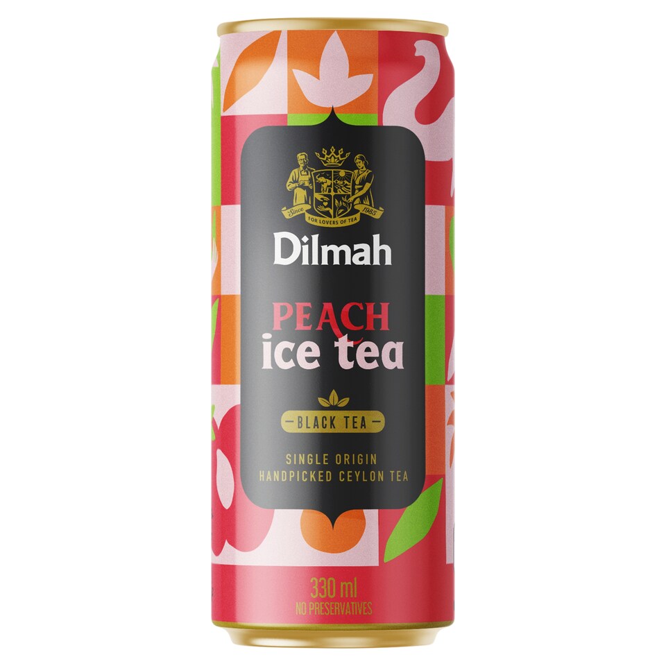 Dilmah Peach Ice Tea Black Tea 330 ml