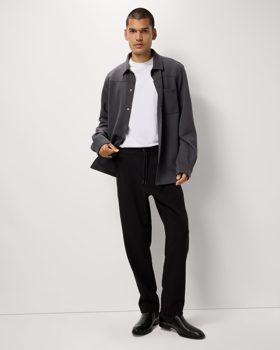image 1 of F&F Sweat shacket in Grey