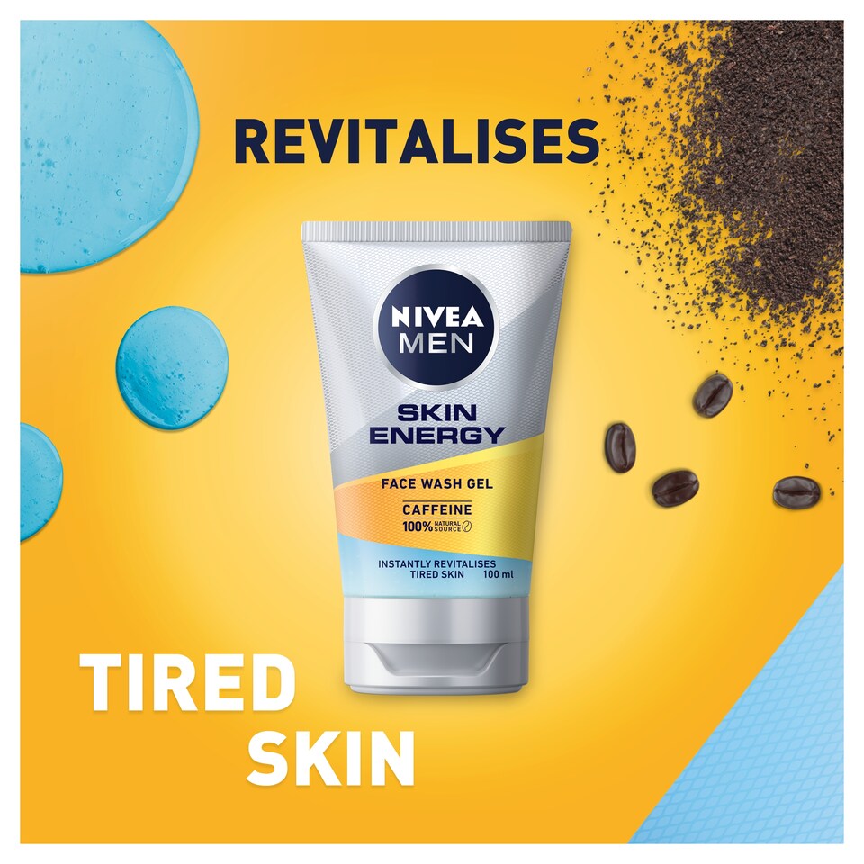 image 1 of Nivea Men Q10 Skin Energy Face Wash 100Ml